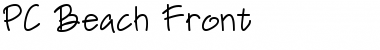 Download PC Beach Front Regular Font Title Preview