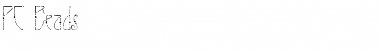 Download PC Beads Regular Font Title Preview