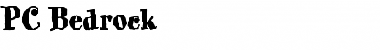 Download PC Bedrock Regular Font Title Preview