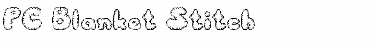Download PC Blanket Stitch Regular Font Title Preview