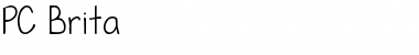 Download PC Brita Regular Font Title Preview