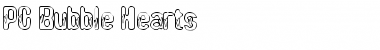 Download PC Bubble Hearts Regular Font Title Preview