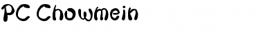 Download PC Chowmein Regular Font Title Preview