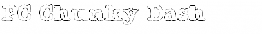 Download PC Chunky Dash Regular Font Title Preview