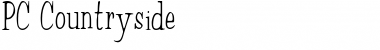 Download PC Countryside Regular Font Title Preview