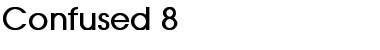 Download Confused 8 Bold Font Title Preview
