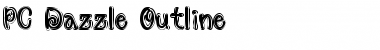 Download PC Dazzle Outline Regular Font Title Preview
