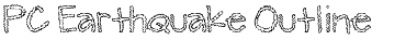 Download PC Earthquake Outline Regular Font Title Preview