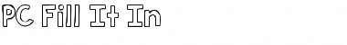 Download PC Fill It In Regular Font Title Preview
