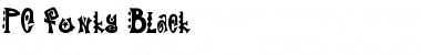 Download PC Funky Black Regular Font Title Preview