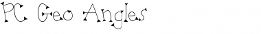 Download PC Geo Angles Regular Font Title Preview