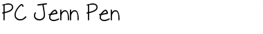 Download PC Jenn Pen Regular Font Title Preview