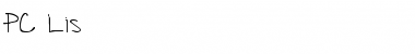 Download PC Lis Regular Font Title Preview