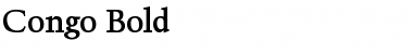 Download Congo Bold Font Title Preview