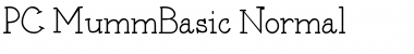 Download PC MummBasic Normal Font Title Preview