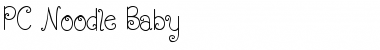 Download PC Noodle Baby Regular Font Title Preview