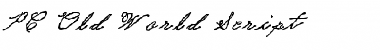 Download PC Old World Script Regular Font Title Preview