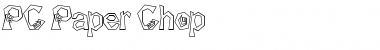 Download PC Paper Chop Regular Font Title Preview