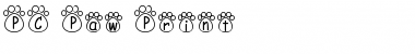 Download PC Paw Print Regular Font Title Preview