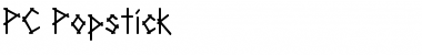 Download PC Popstick Regular Font Title Preview