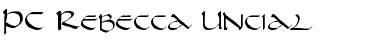 Download PC Rebecca Uncial Regular Font Title Preview