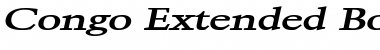 Download Congo Extended Bold Italic Font Title Preview