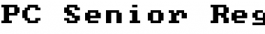 Download PC Senior Regular Font Title Preview