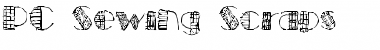 Download PC Sewing Scraps Regular Font Title Preview