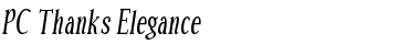 Download PC Thanks Elegance Regular Font Title Preview
