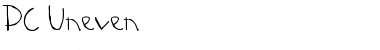 Download PC Uneven Regular Font Title Preview