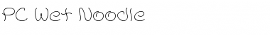 Download PC Wet Noodle Regular Font Title Preview