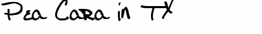 Download Pea Cara in TX Regular Font Title Preview