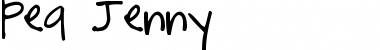 Download Pea Jenny Regular Font Title Preview