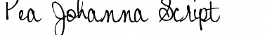 Download Pea Johanna Script Regular Font Title Preview