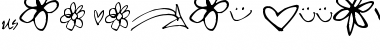 Download Pea Karen's Doodles Regular Font Title Preview