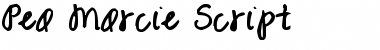 Download Pea Marcie Script Regular Font Title Preview