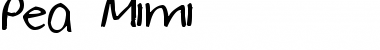 Download Pea Mimi Regular Font Title Preview