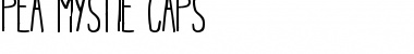 Download Pea Mystie Caps Regular Font Title Preview