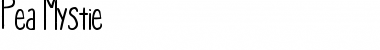Download Pea Mystie Regular Font Title Preview