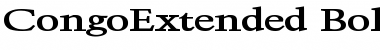 Download CongoExtended Bold Font Title Preview