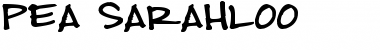 Download Pea Sarahloo Regular Font Title Preview