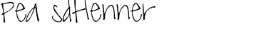 Download Pea sdflenner Regular Font Title Preview