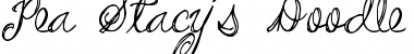 Download Pea Stacy's Doodle Script Regular Font Title Preview