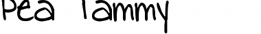 Download Pea Tammy Regular Font Title Preview
