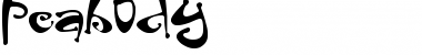 Download Peabody Regular Font Title Preview