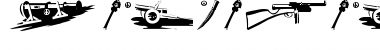 Download PeaceWeapons Regular Font Title Preview