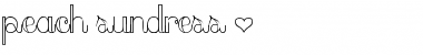 Download peach sundress ~ Regular Font Title Preview