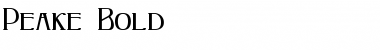 Download Peake Bold Font Title Preview