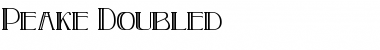 Download Peake Doubled Regular Font Title Preview