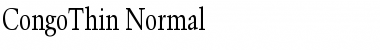 Download CongoThin Normal Font Title Preview
